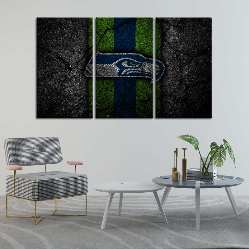 Seattle Seahawks Rock Style Wall Canvas