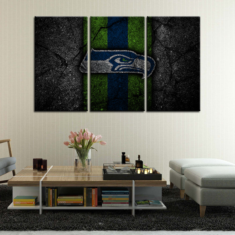 Seattle Seahawks Rock Style Wall Canvas