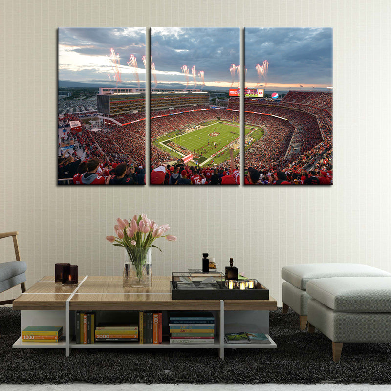 San Francisco 49ers Stadium Wall Canvas