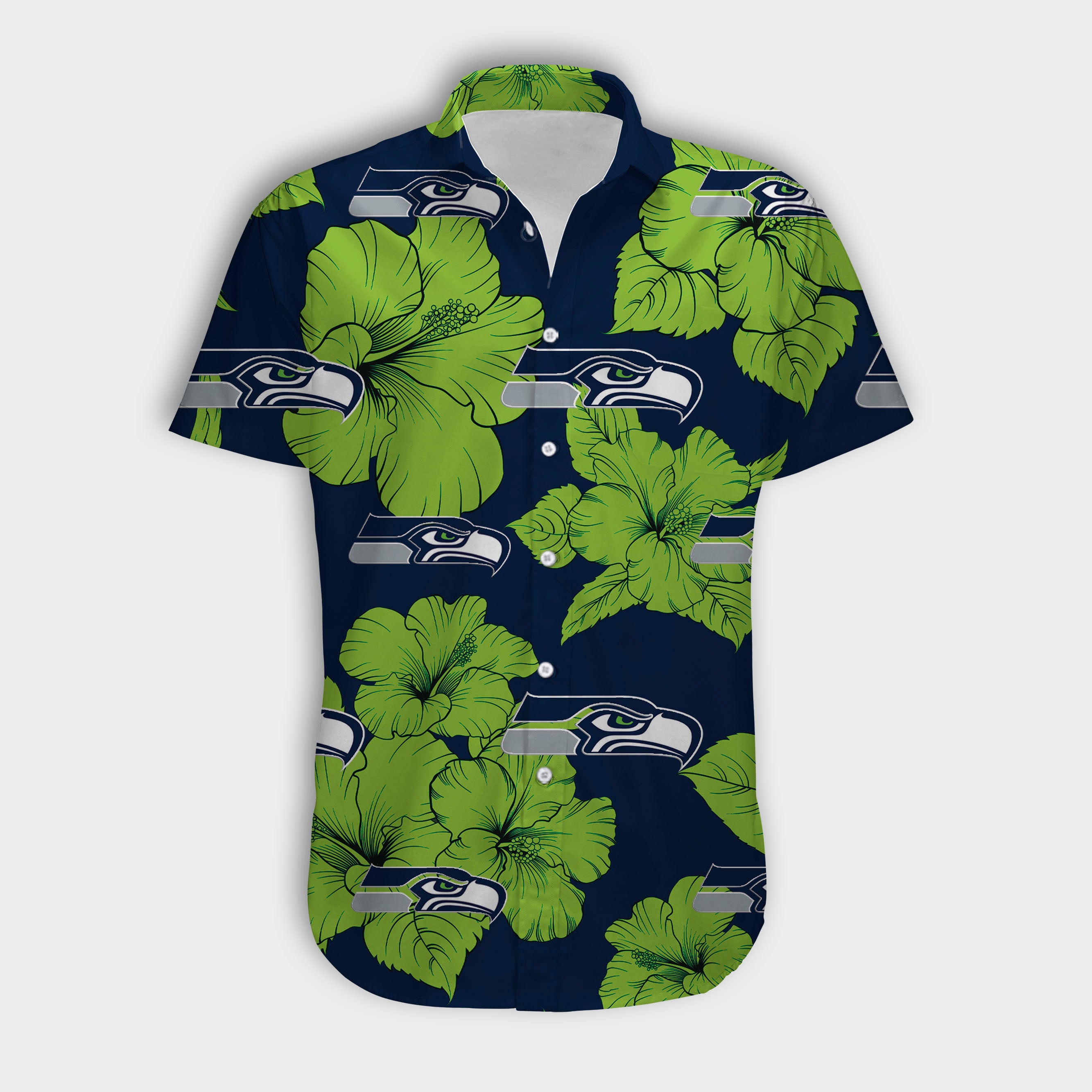 Seattle Seahawks Tropical Floral Shirt