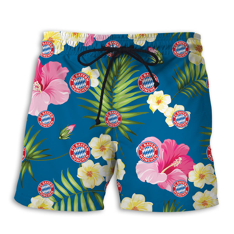 Bayern Munich Summer Floral Shorts