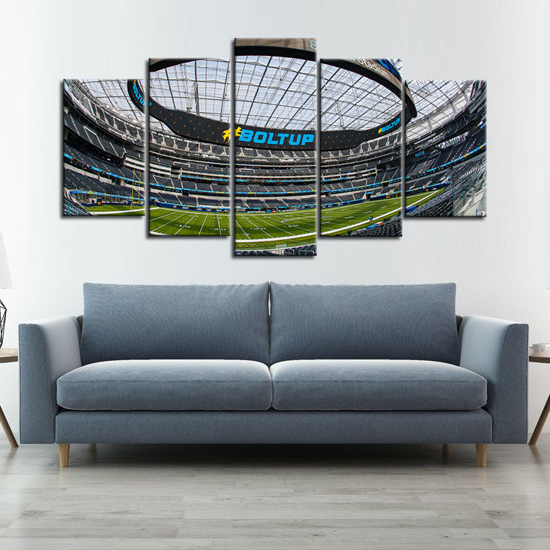 Los Angeles Chargers Stadium Wall Canvas