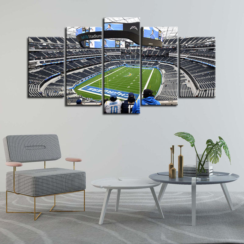 Los Angeles Chargers Stadium Wall Canvas