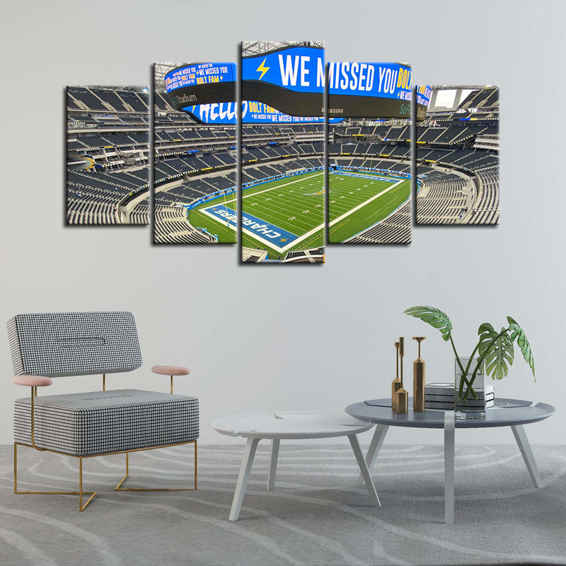 Los Angeles Chargers Stadium Wall Canvas