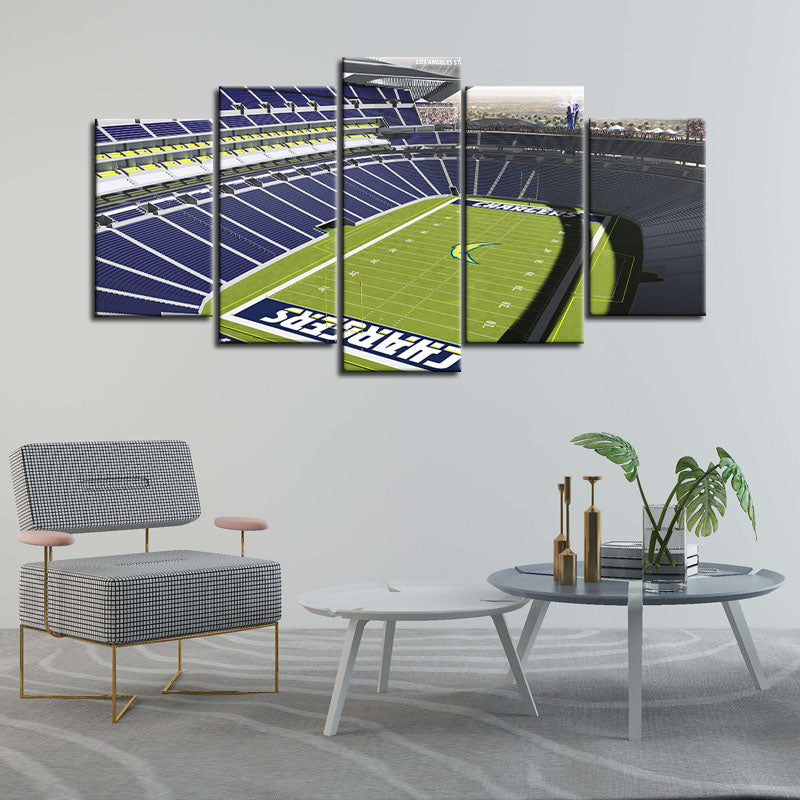 Los Angeles Chargers Stadium Wall Canvas