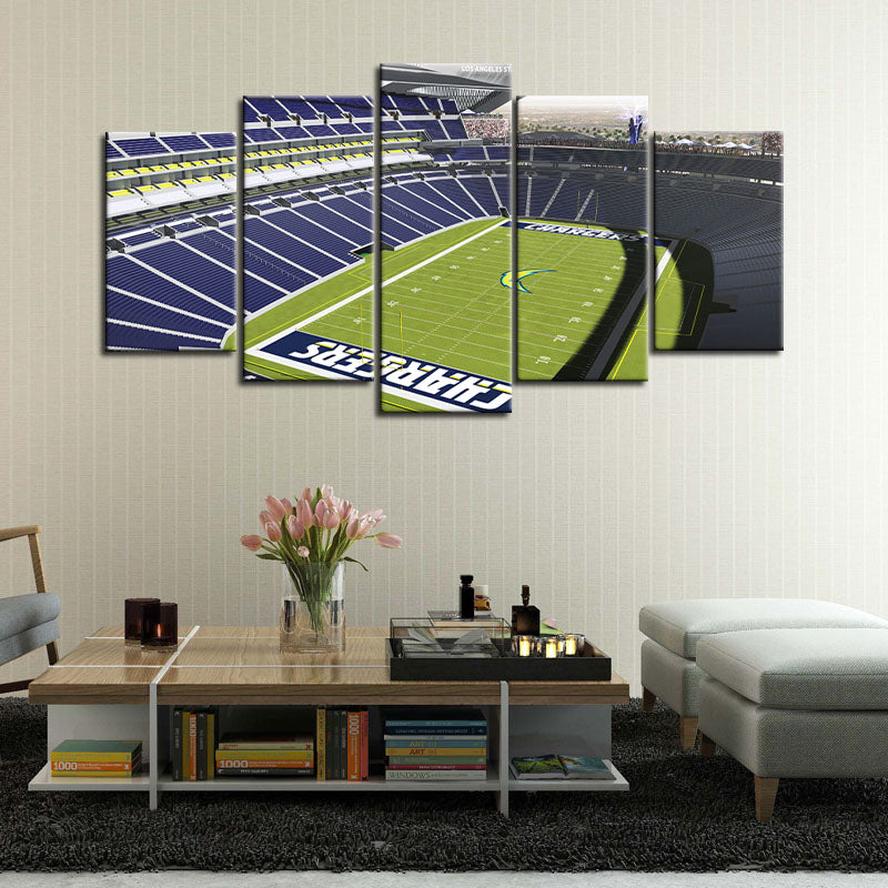 Los Angeles Chargers Stadium Wall Canvas