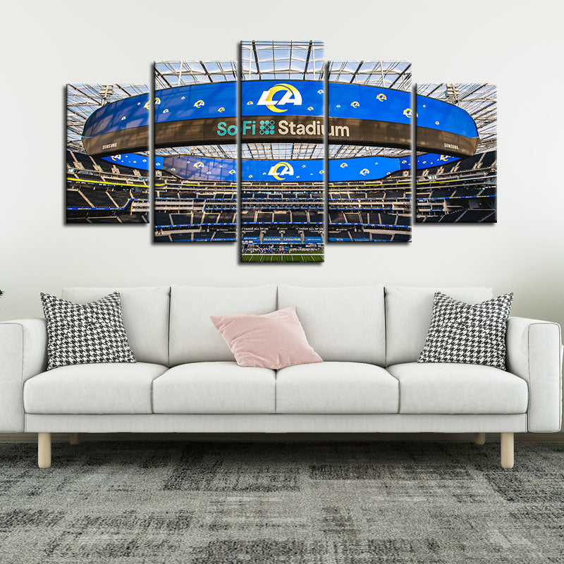 Los Angeles Rams Stadium Wall Canvas