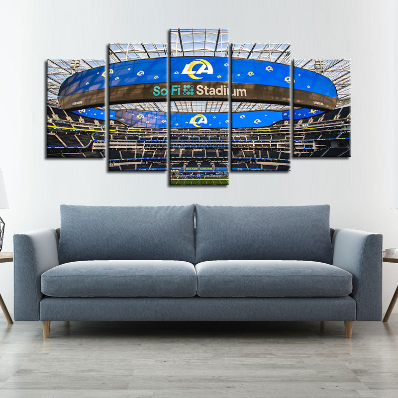 Los Angeles Rams Stadium Wall Canvas