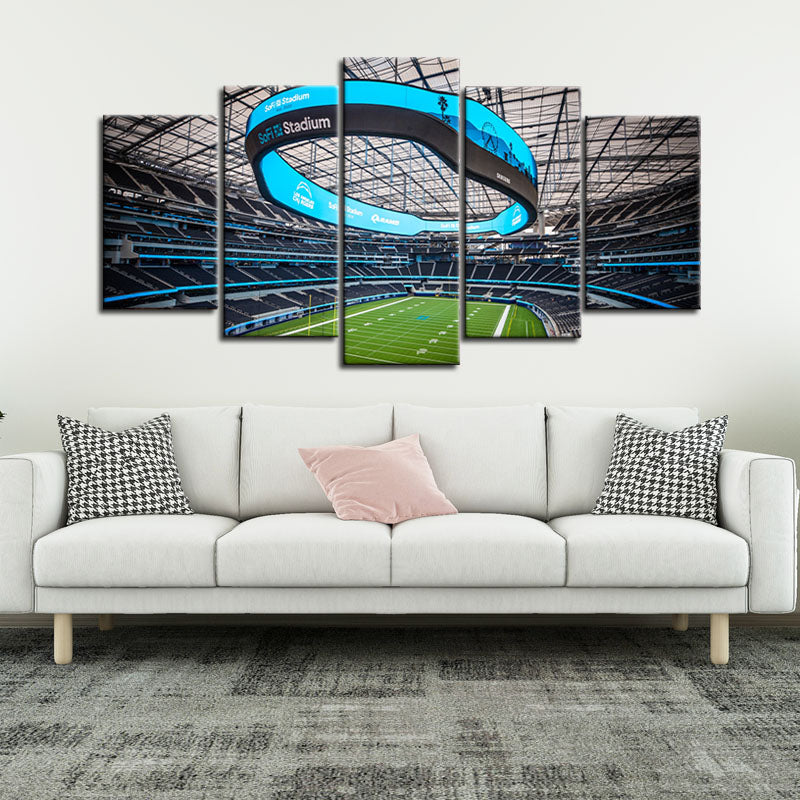 Los Angeles Chargers Stadium Wall Canvas