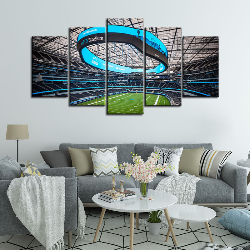 Los Angeles Chargers Stadium Wall Canvas