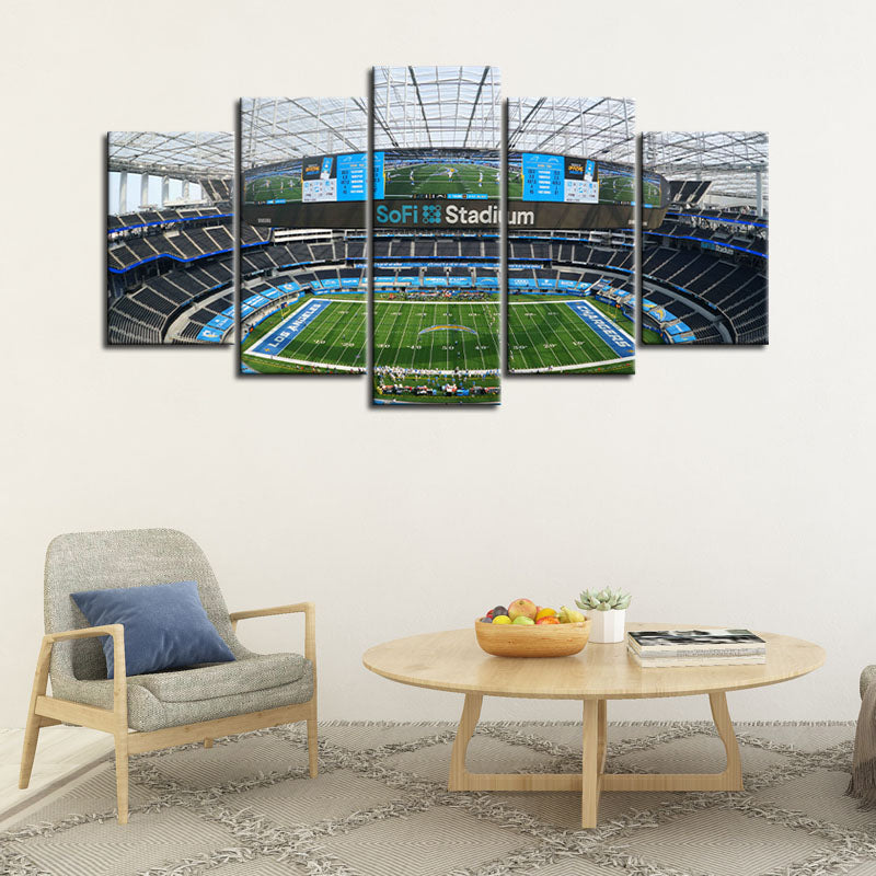 Los Angeles Chargers Stadium Wall Canvas