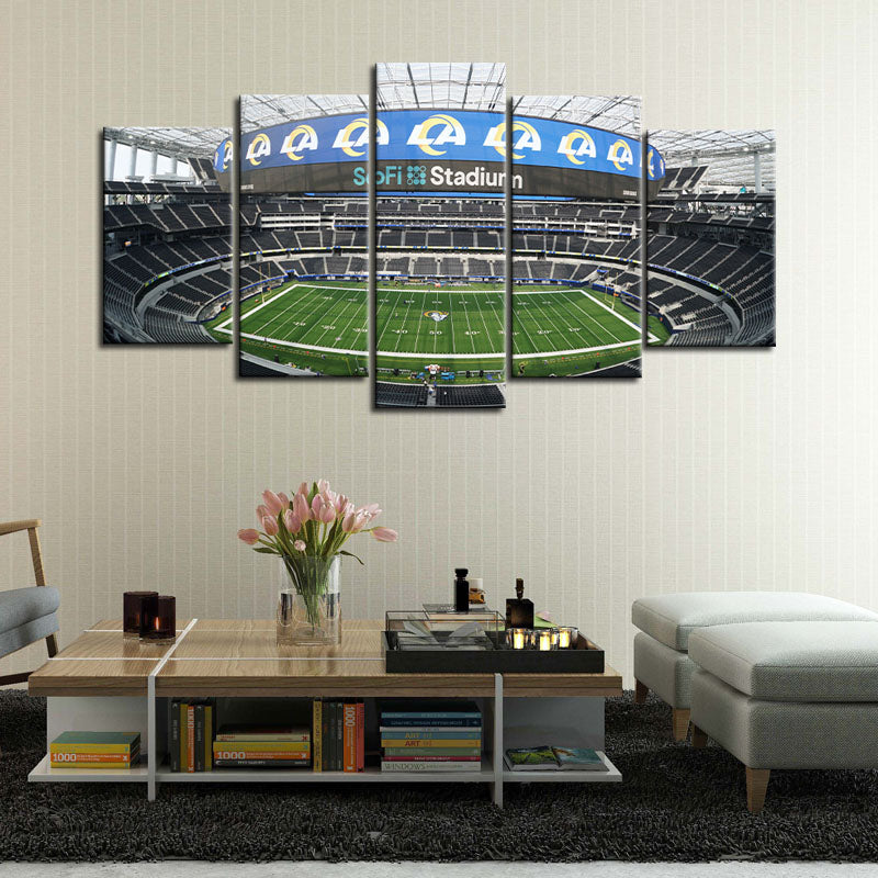 Los Angeles Rams Stadium Wall Canvas