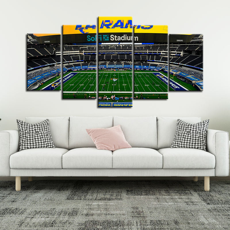 Los Angeles Rams Stadium Wall Canvas