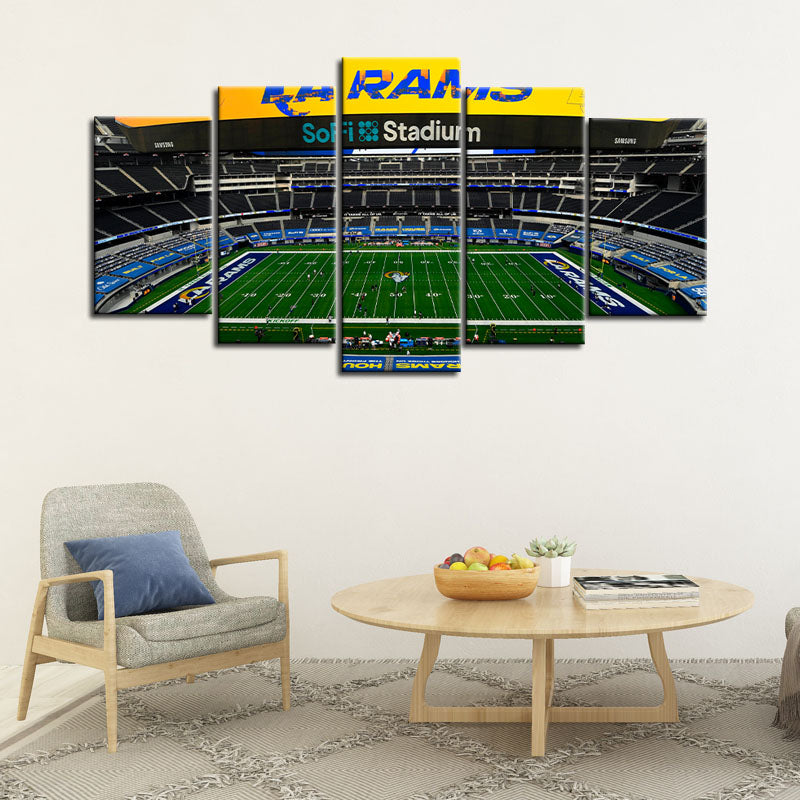 Los Angeles Rams Stadium Wall Canvas