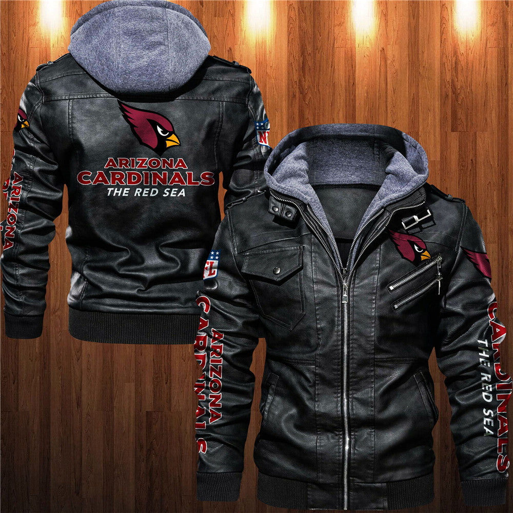 Arizona Cardinals Leather Jacket