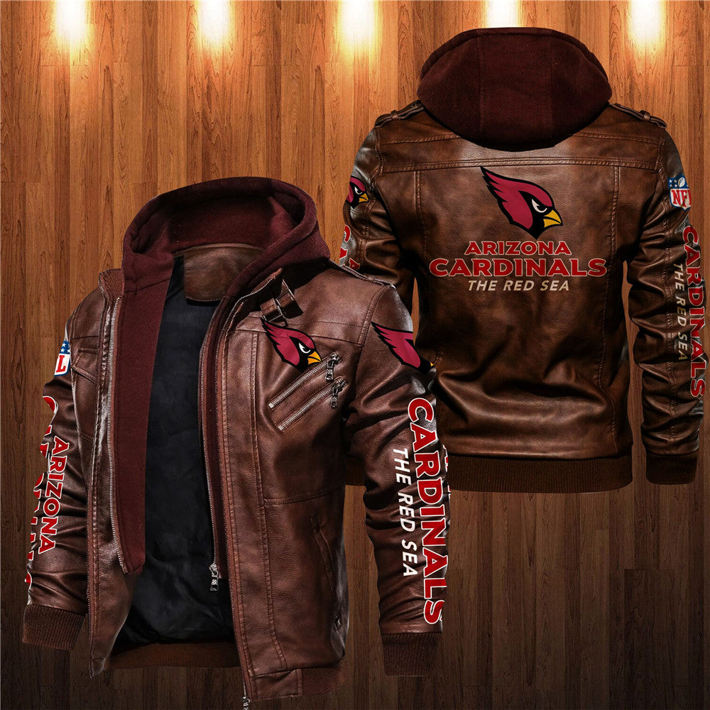 Arizona Cardinals Leather Jacket