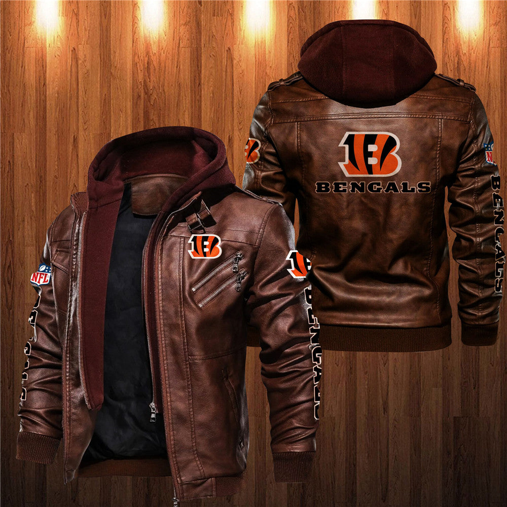 Cincinnati Bengals Leather Jacket