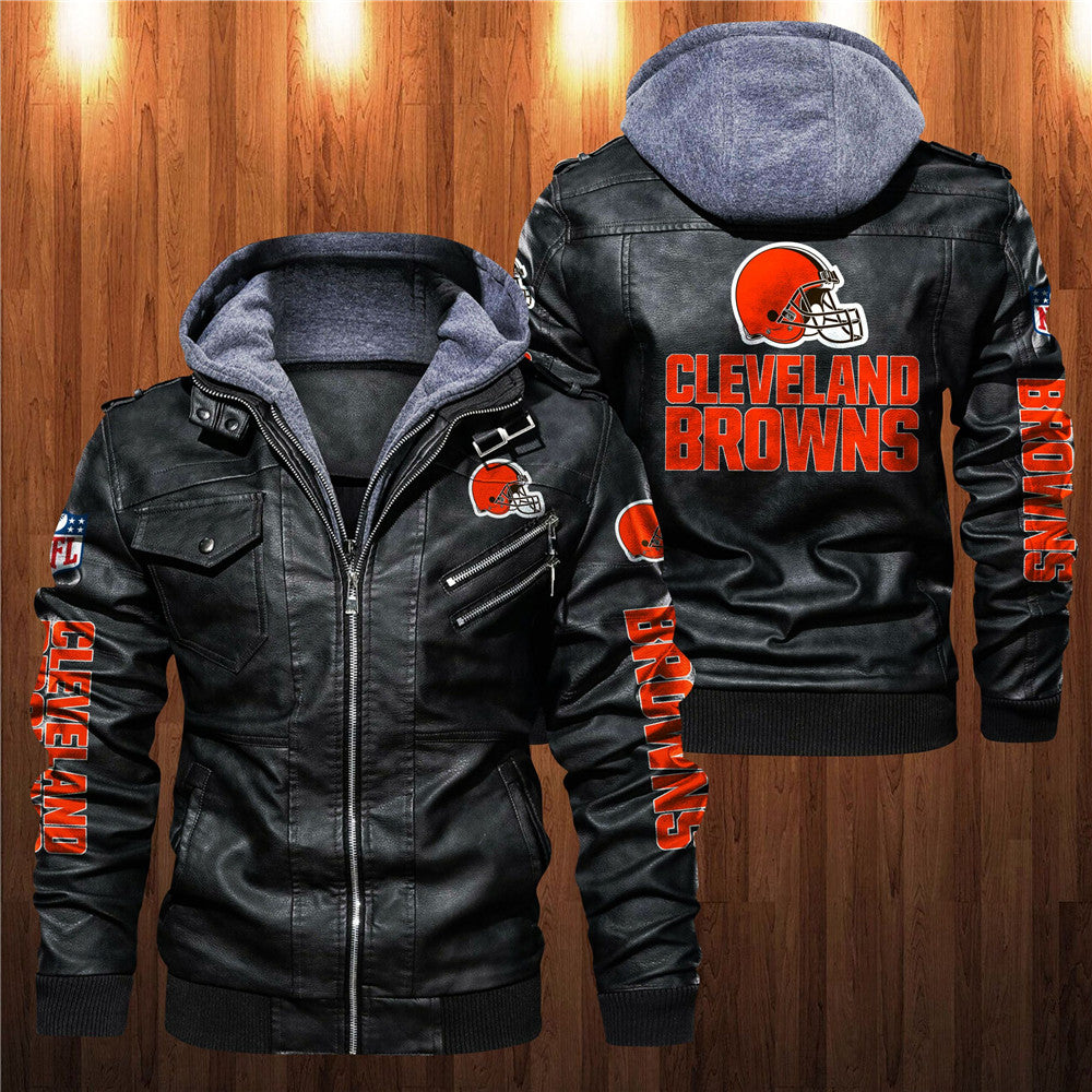 Cleveland Browns Leather Jacket