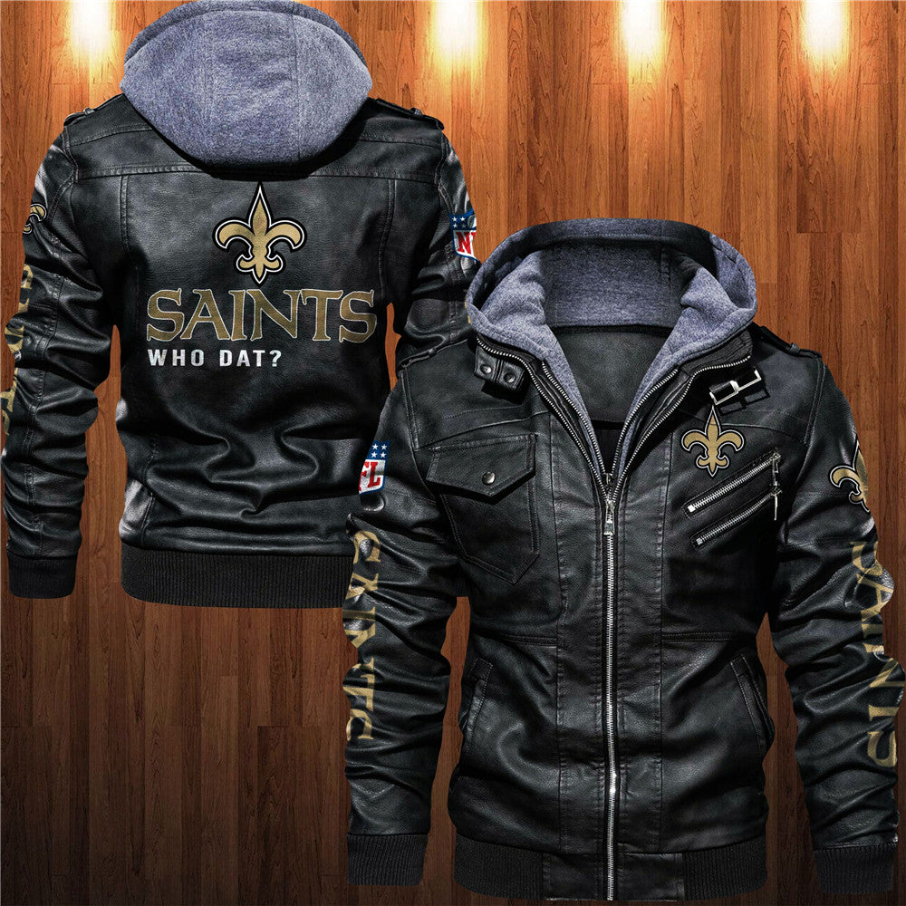 New Orleans Saints Leather Jacket