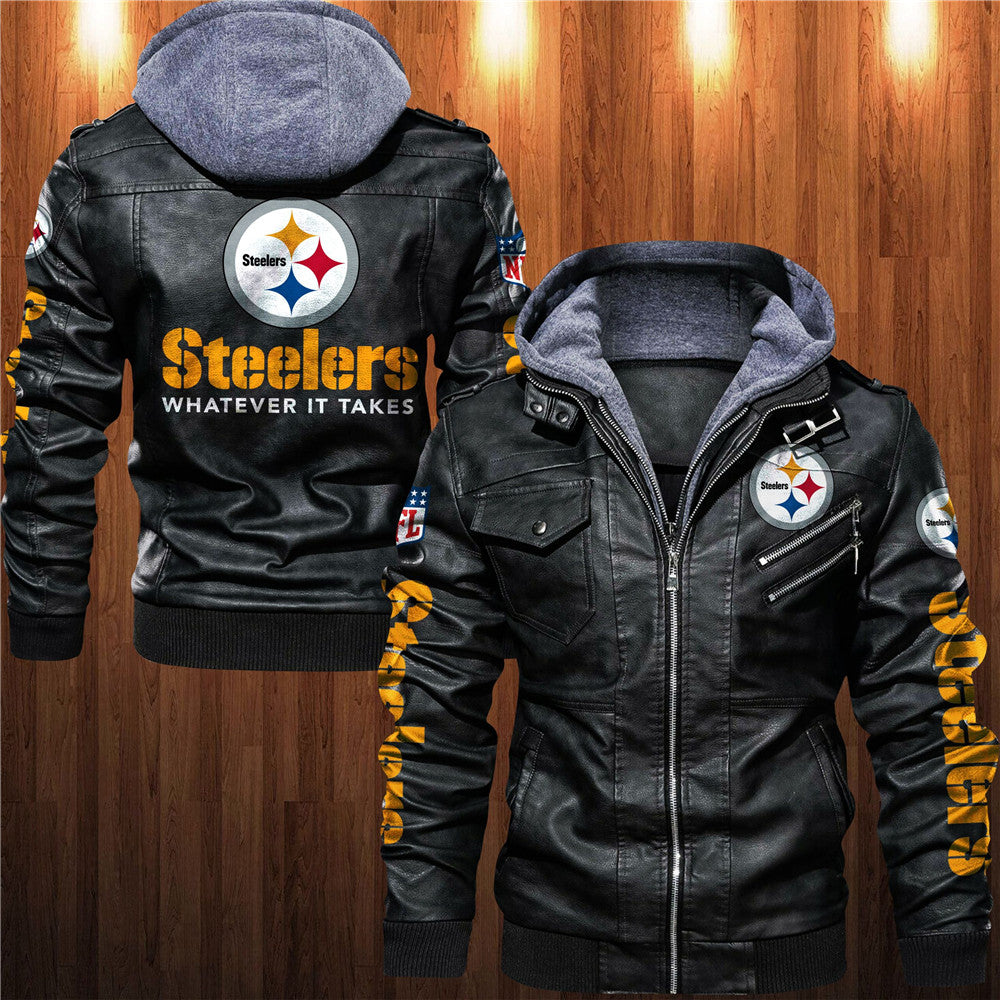 Pittsburgh Steelers Leather Jacket