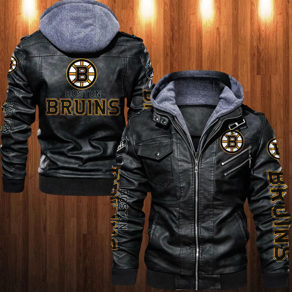 Boston Bruins Leather Jacket