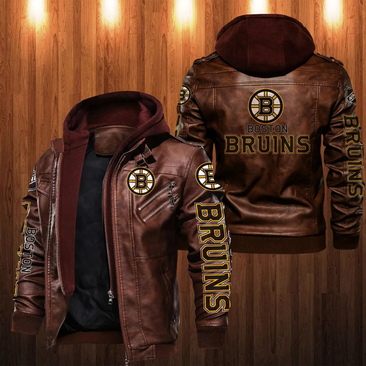 Boston Bruins Leather Jacket