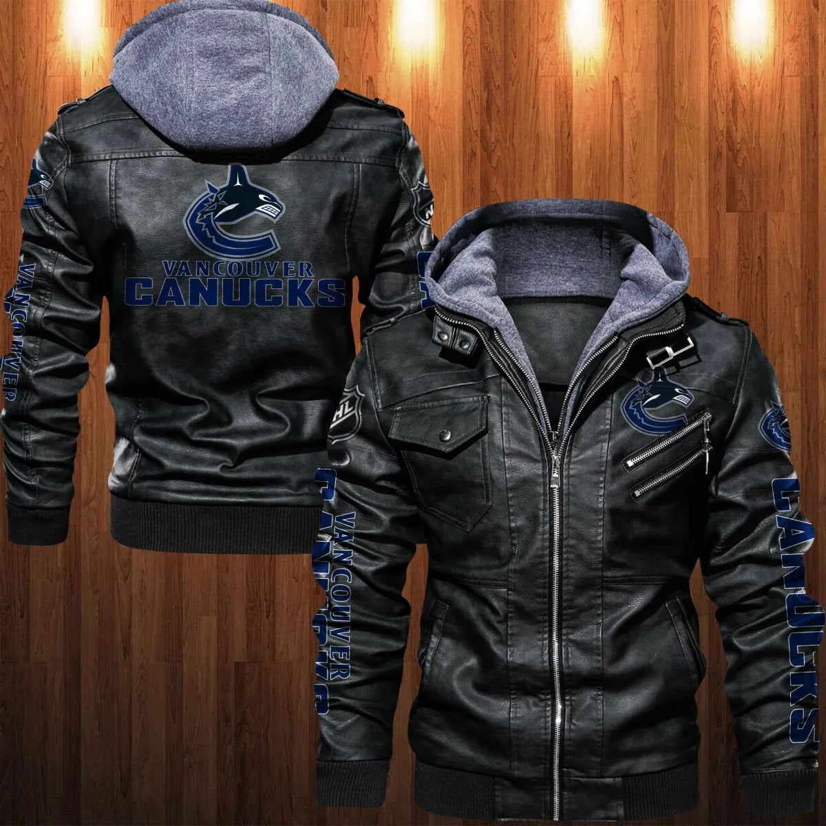 Vancouver Canucks Leather Jacket