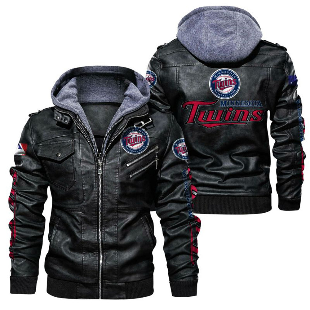 Minnesota Twins Leather Jacket