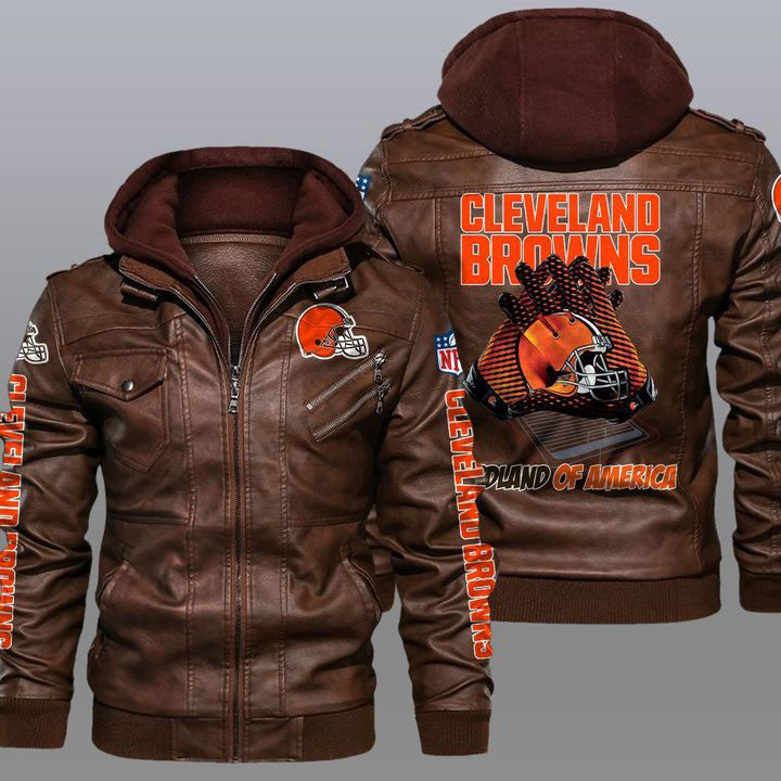 Cleveland Browns Leather Jacket