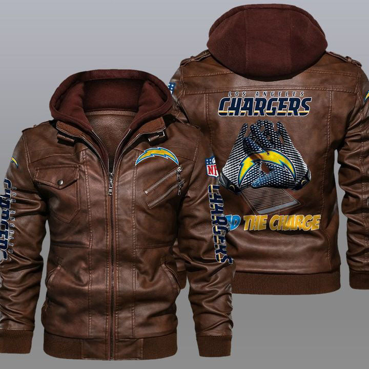 Los Angeles Chargers Leather Jacket