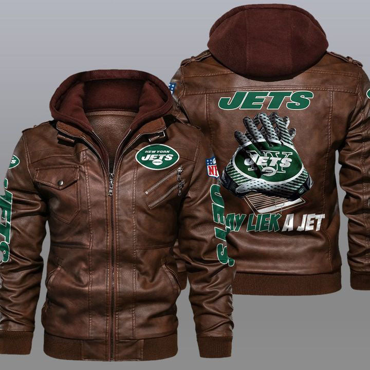 New York Jets Leather Jacket