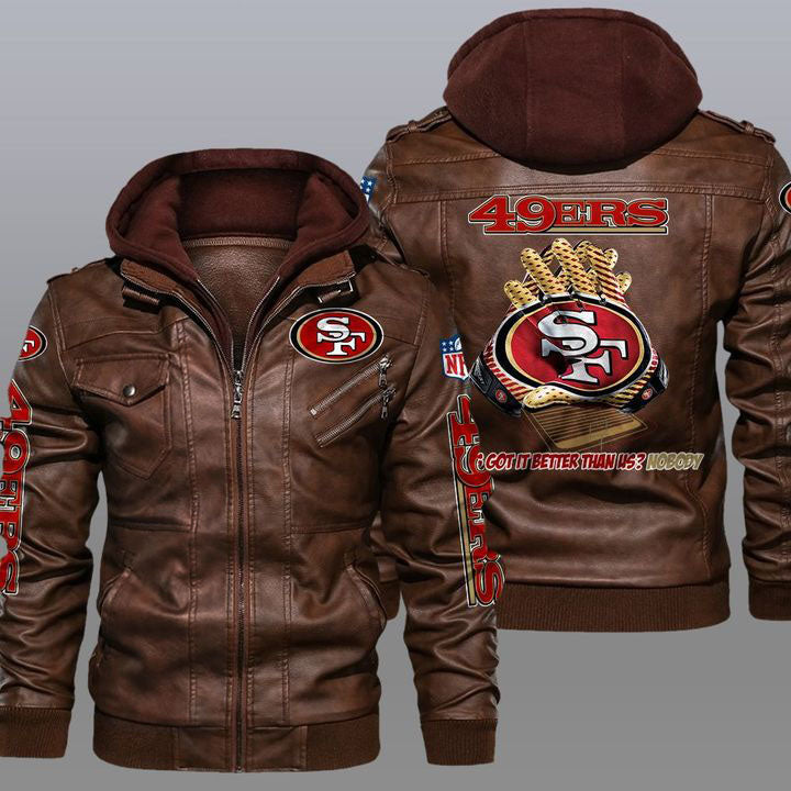 San Francisco 49ers Leather Jacket