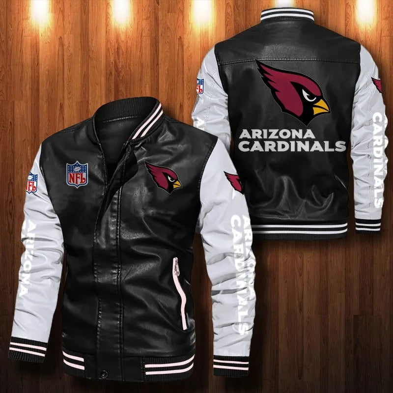 Arizona Cardinals Casual Leather Jacket