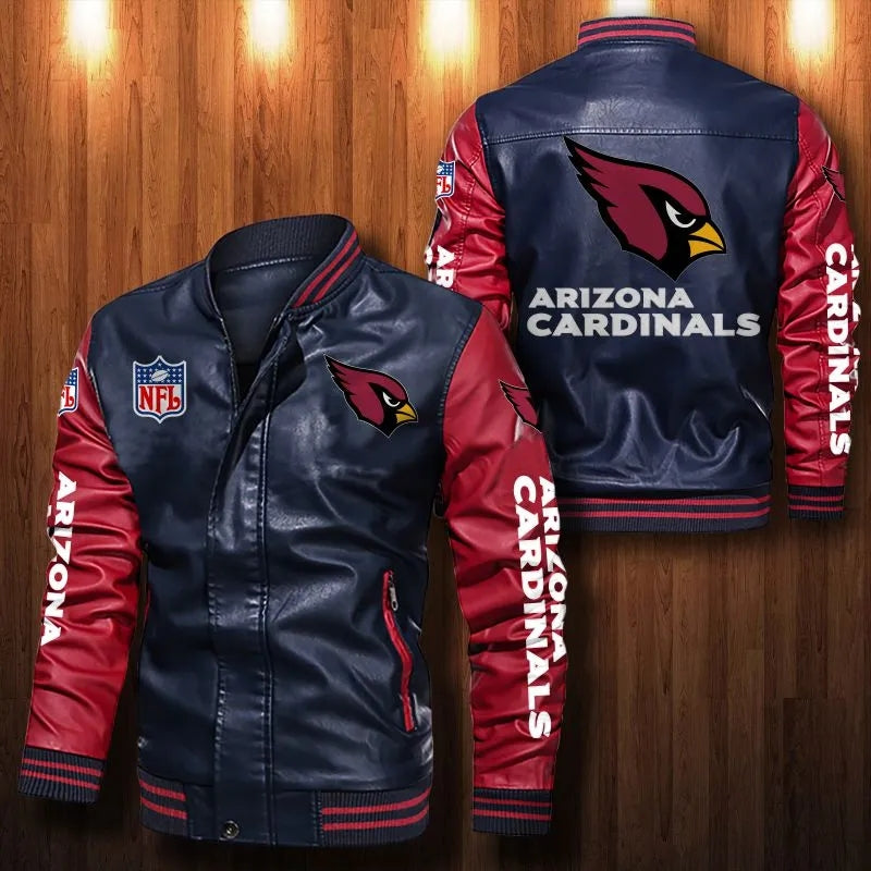 Arizona Cardinals Casual Leather Jacket