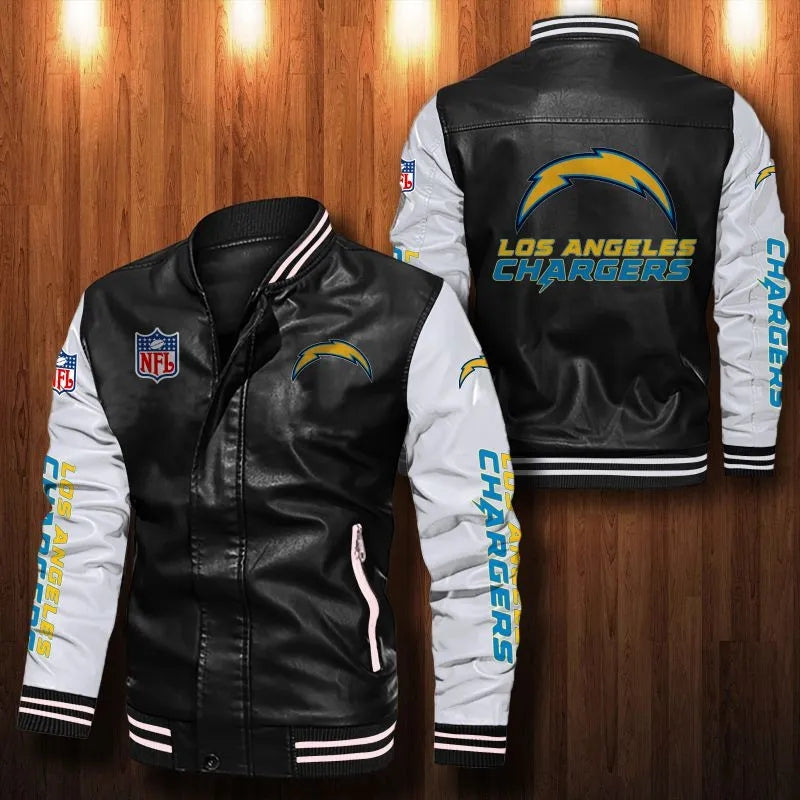 Los Angeles Chargers Casual Leather Jacket