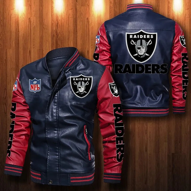 Las Vegas Raiders Casual Leather Jacket