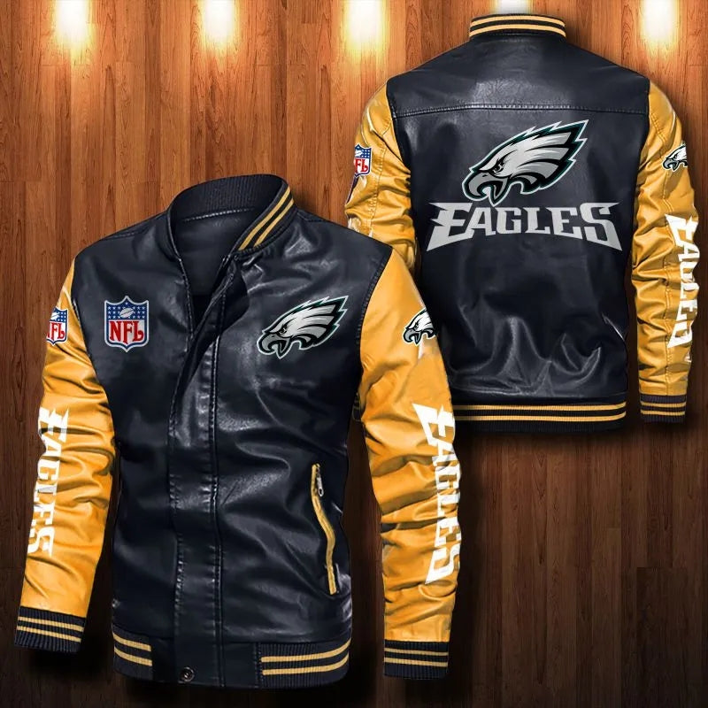 Philadelphia Eagles Casual Leather Jacket