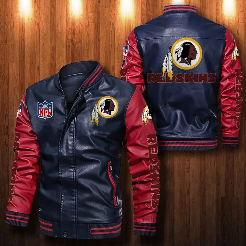 Washington Football Team Casual Leather Jacket