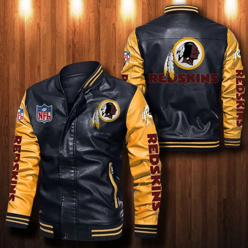 Washington Football Team Casual Leather Jacket