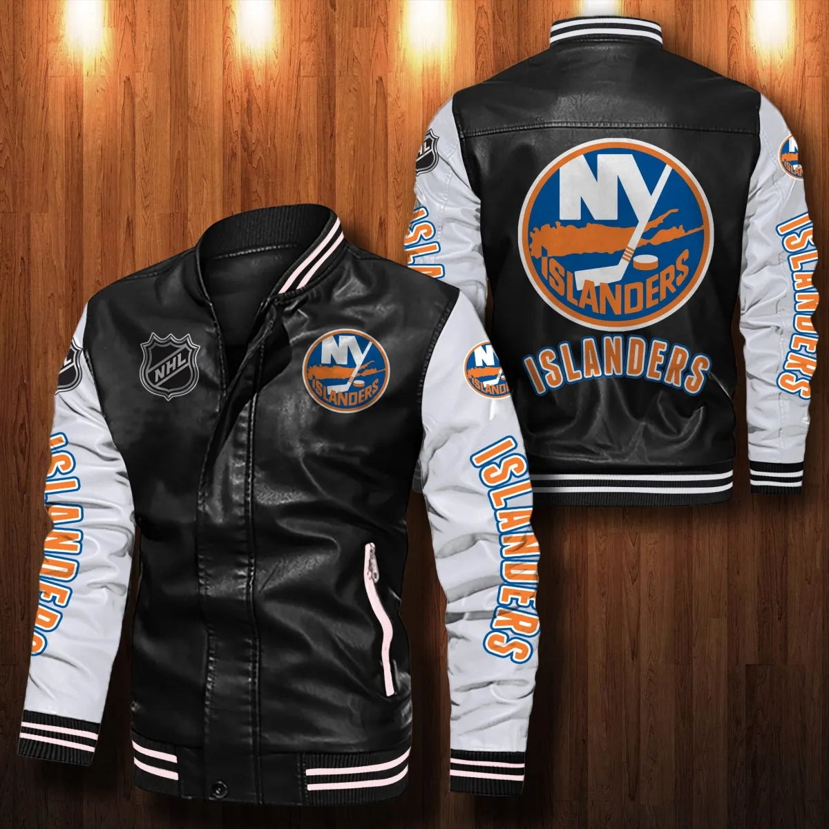 New York Islanders Casual Leather Jacket