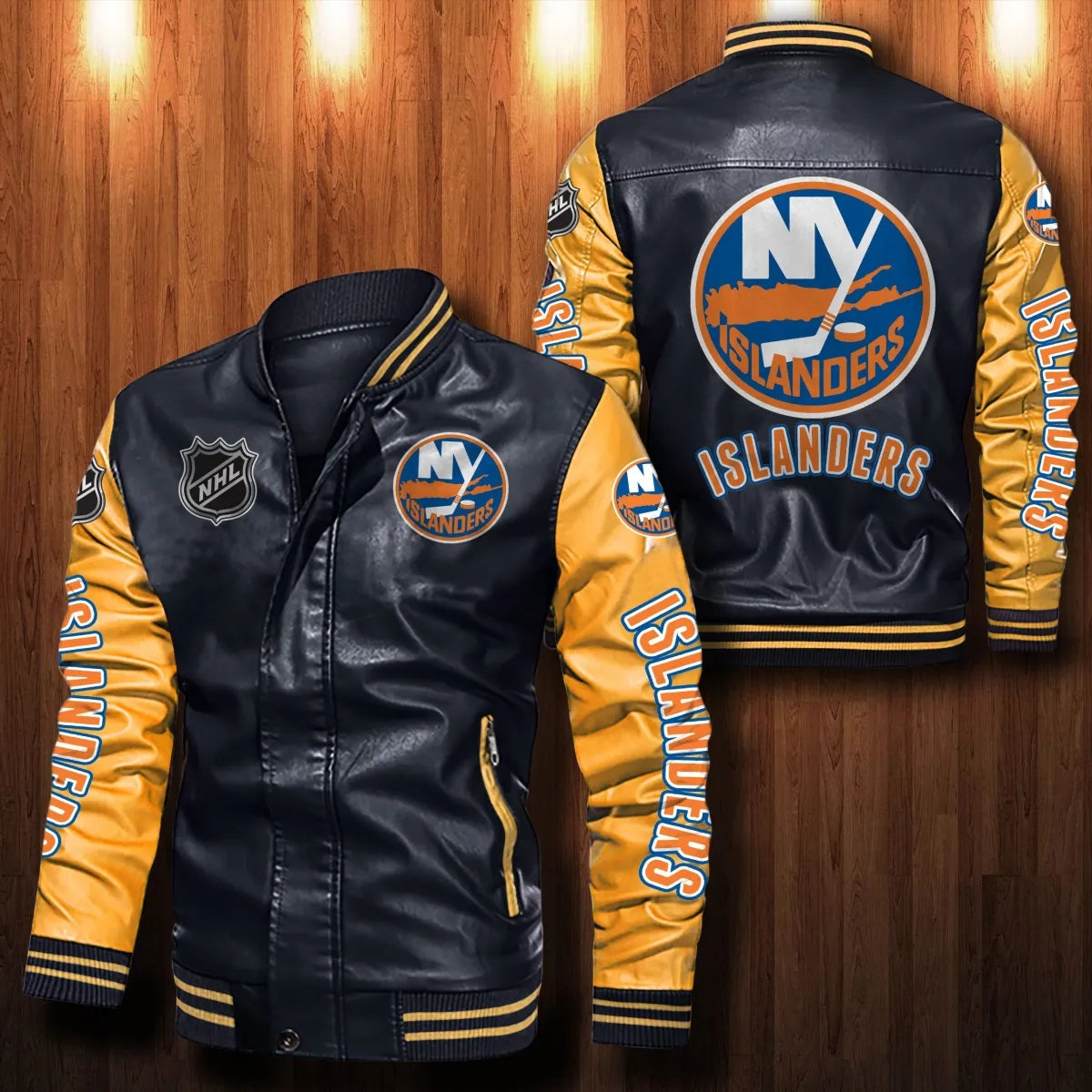 New York Islanders Casual Leather Jacket