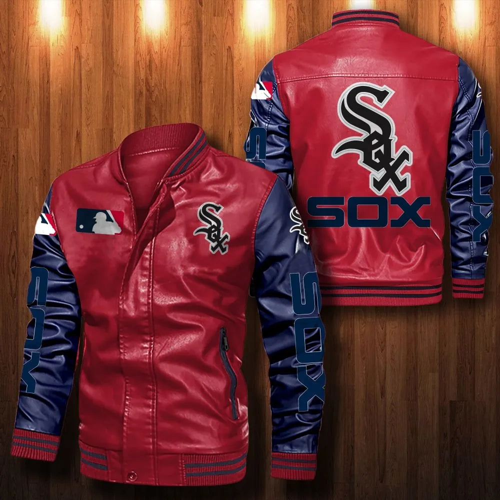 Chicago White Sox Casual Leather Jacket
