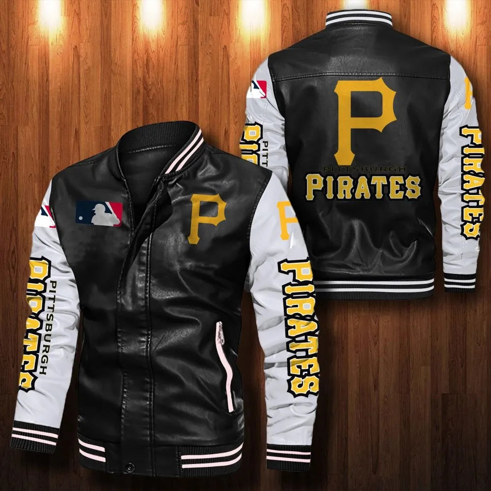 Pittsburgh Pirates Casual Leather Jacket