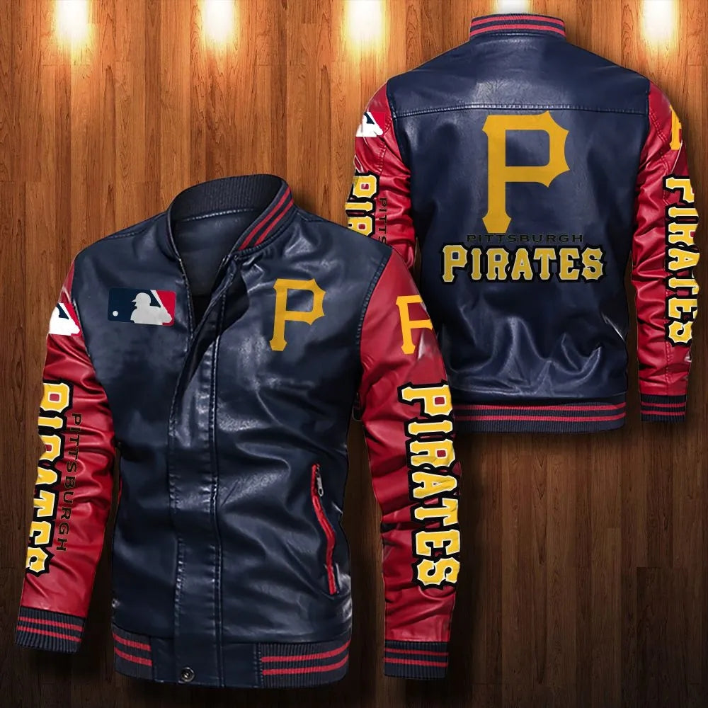 Pittsburgh Pirates Casual Leather Jacket