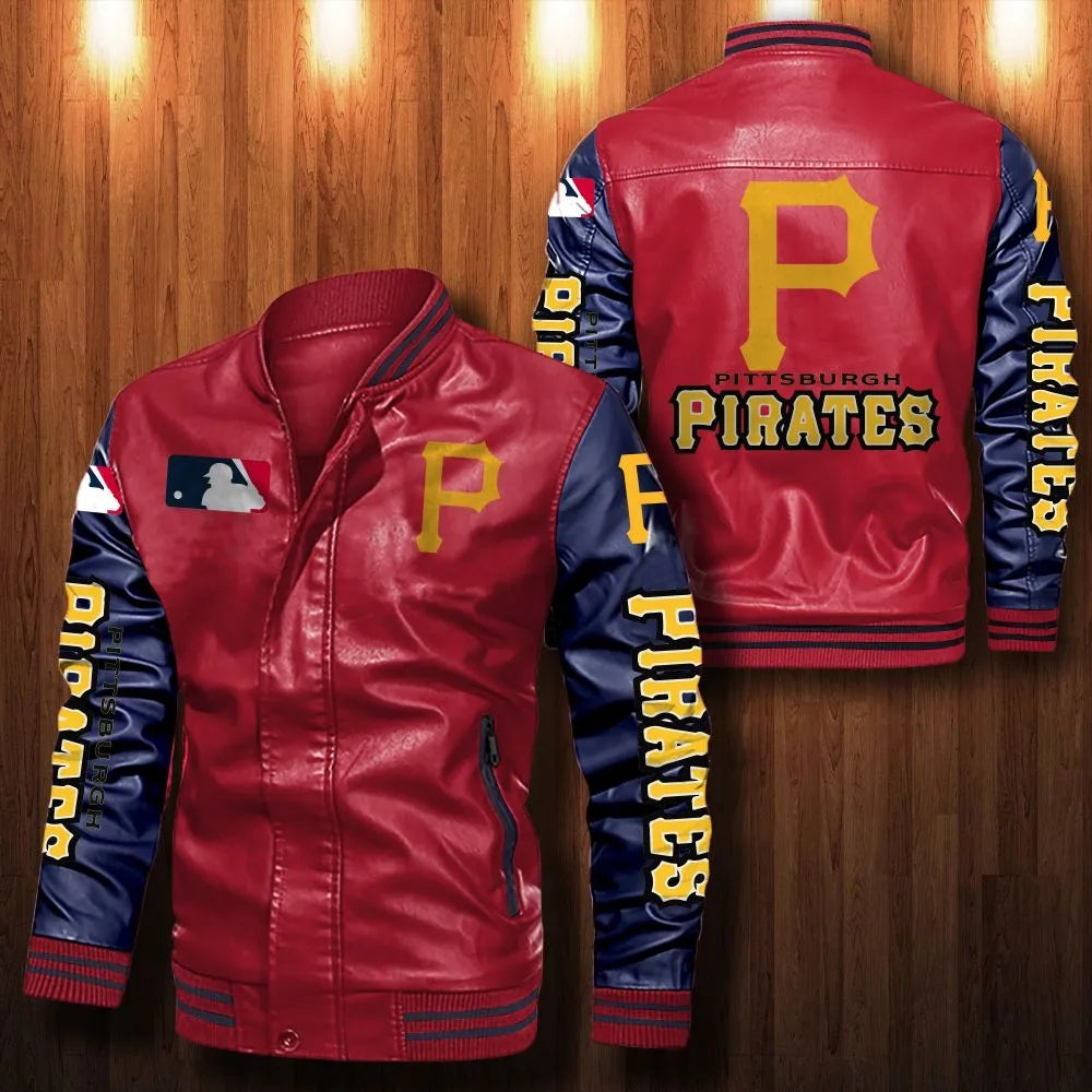 Pittsburgh Pirates Casual Leather Jacket