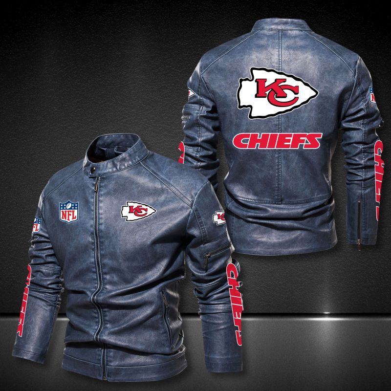 Kansas City Chiefs Casual Leather Jacket