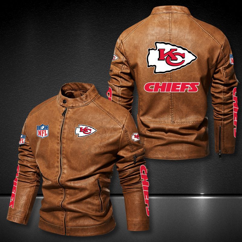 Kansas City Chiefs Casual Leather Jacket