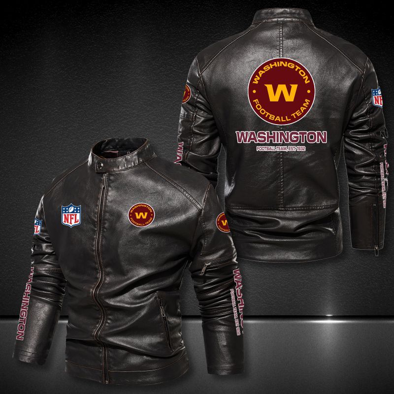 Washington Football Team Casual Leather Jacket