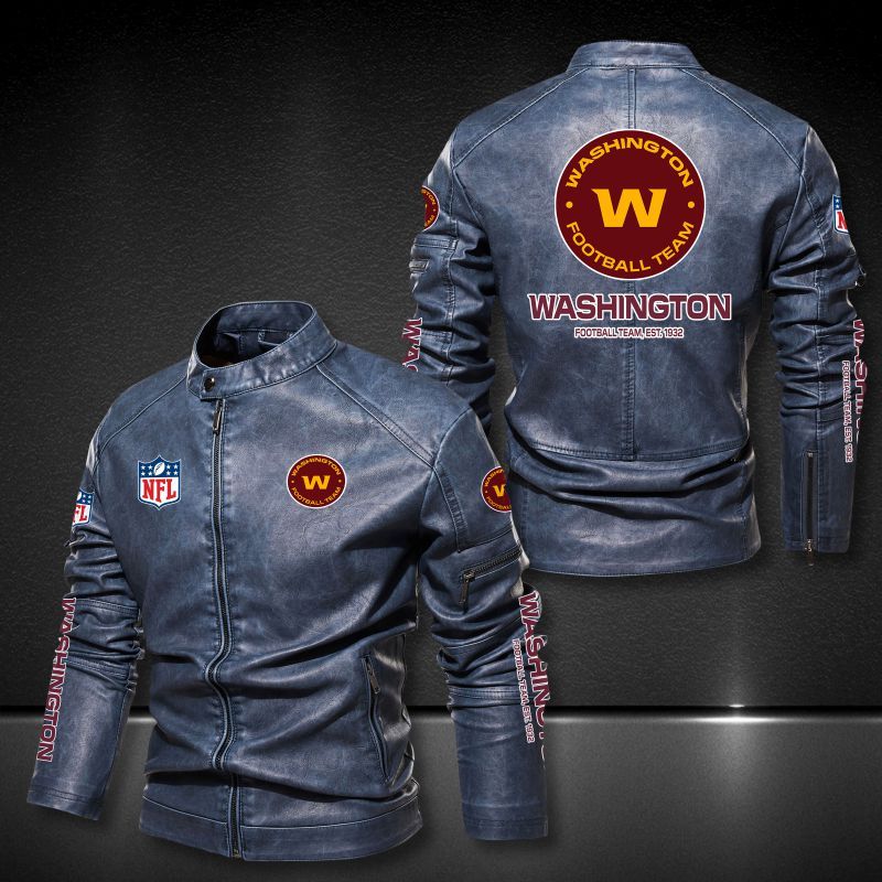 Washington Football Team Casual Leather Jacket