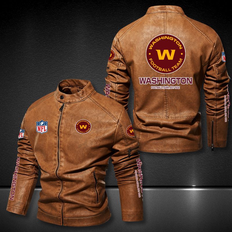 Washington Football Team Casual Leather Jacket